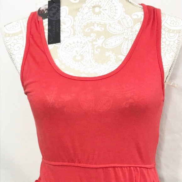 Super long Orange Fringe Top - Picture 2 of 3